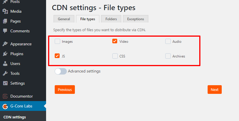 Updated plugin to connect CDN to a website powered by WordPress