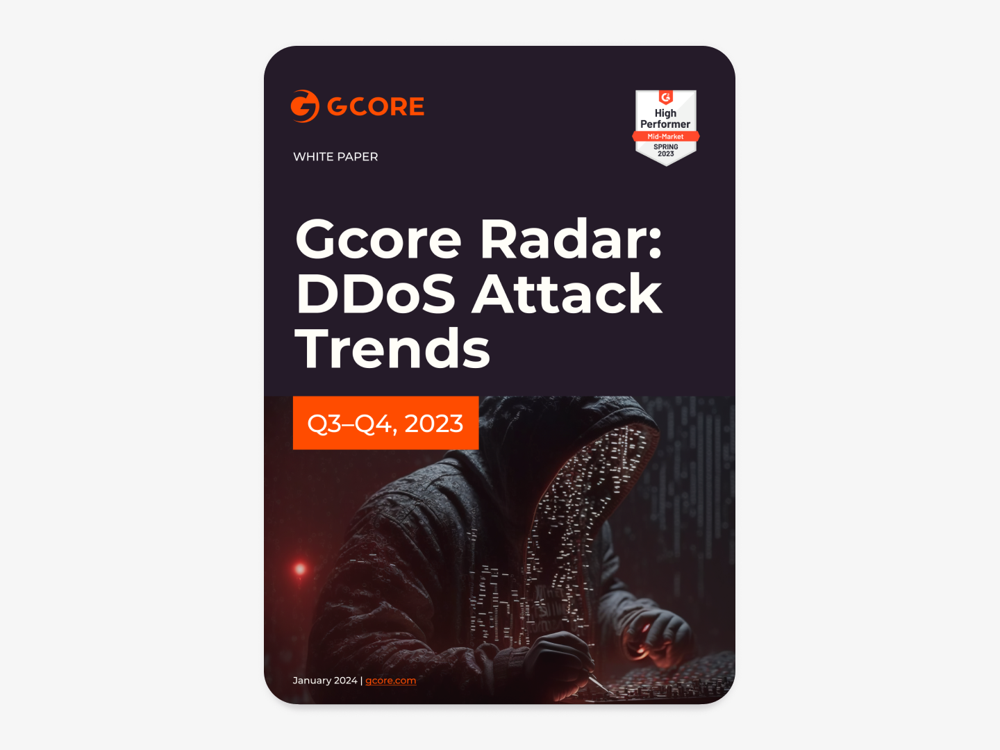 Gcore Radar: DDoS Attack Trends Q3–Q4, 2023