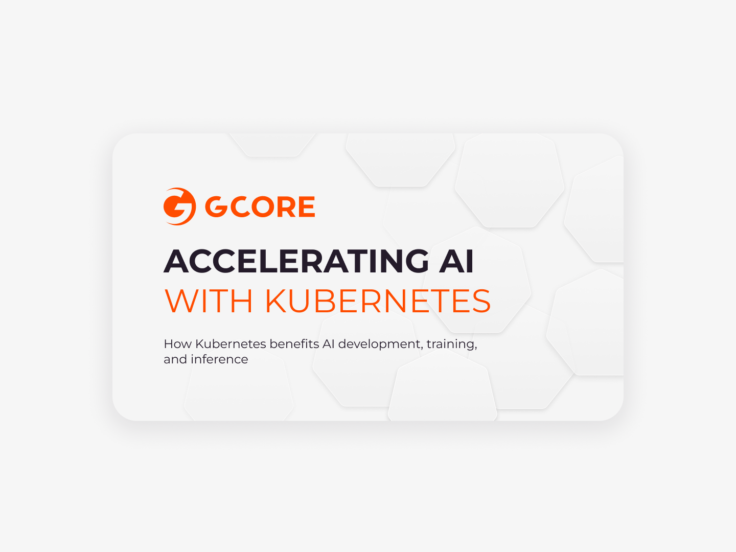 Accelerating AI with Kubernetes