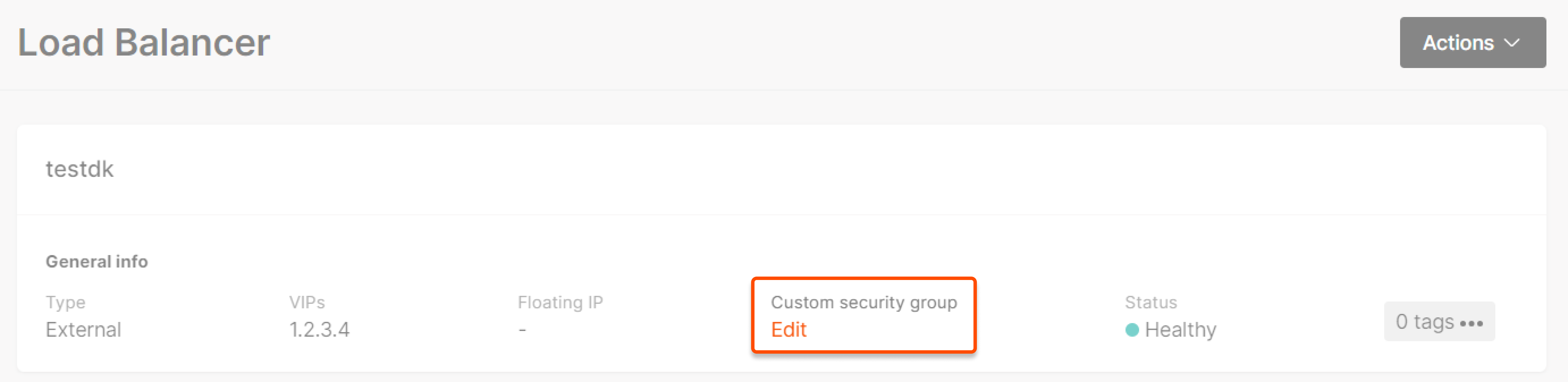 Create a custom security group also known as a firewall