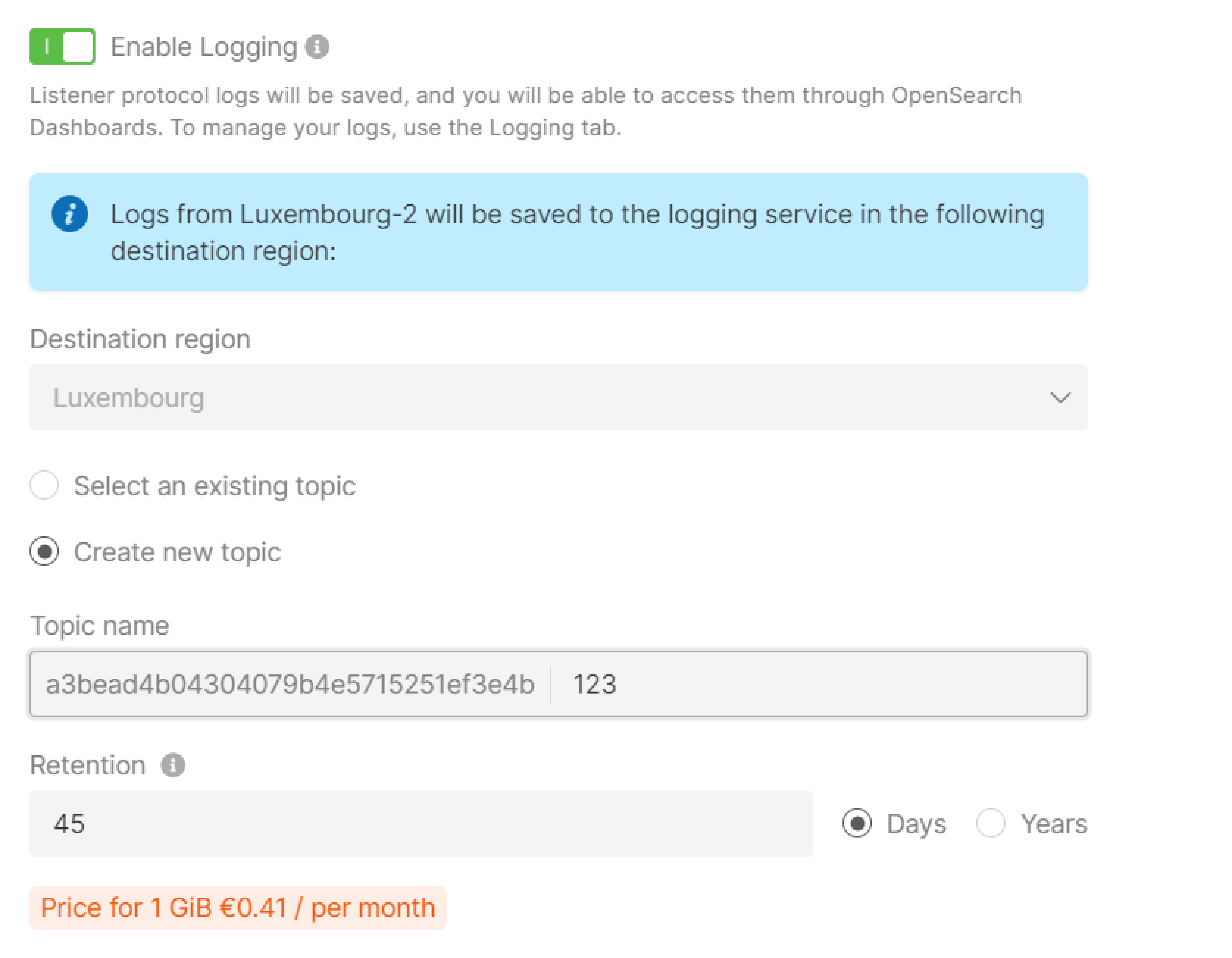 Configure Logging